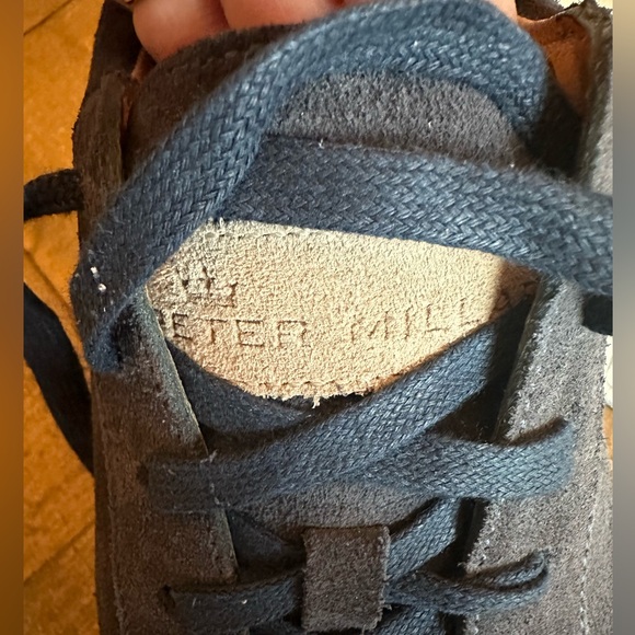 NWOT Peter Millar Crown Sneaker Mens Size 9 Blue Suede Shoes - Picture 4 of 7